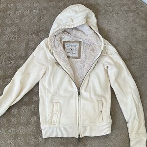 Abercrombie authentic vintage fur hoodie
